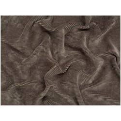 Minerva 4 Wale Velour Rib Stretch Knit Cord - per metre - Taupe