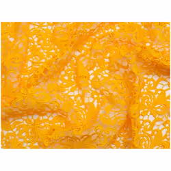 Minerva Heavy Guipure Lace Fabric - per metre - Yellow