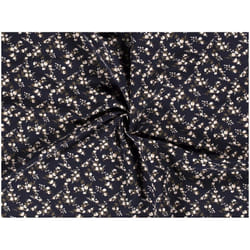 Minerva Stretch Woven Viscose Bengaline Fabric Navy - per metre