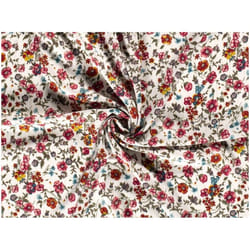 Minerva Viscose Crepe Fabric Ivory - per metre