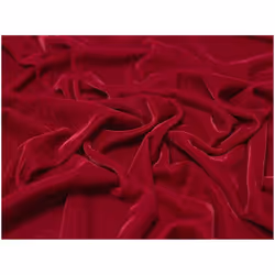 Minerva Triple Crown Velvet Fabric - per metre - Wine