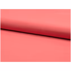 Minerva Polycotton Memory Raincoat Coating - per metre - Coral