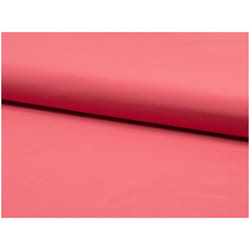 Minerva Polycotton Memory Raincoat Coating - per metre - Coral