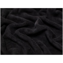 Minerva Sheepskin Cotton Fleece - per metre - Black