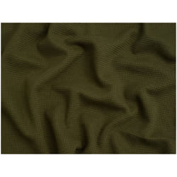 Minerva Core Range Mini Waffle Textured Stretch Knit - per metre - Olive Green