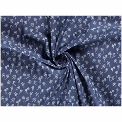 Minerva Stretch Woven Denim Fabric Blue - per metre