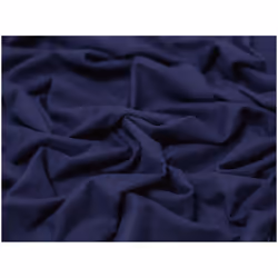 Minerva Light Cotton Flannel Fabric - per metre - Navy Blue
