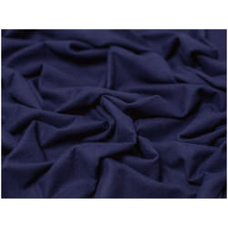 Minerva Light Cotton Flannel Fabric - per metre - Navy Blue