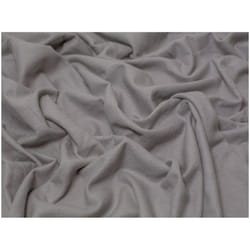 Minerva Light Cotton Flannel Fabric - per metre - Silver Grey
