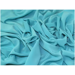 Minerva Juliet Smooth Peachskin Crepe Fabric - per metre - Sea Green
