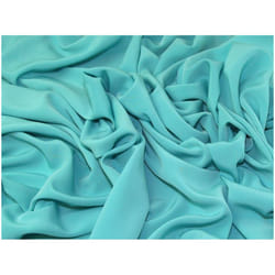 Minerva Juliet Smooth Peachskin Crepe Fabric - per metre - Sea Green