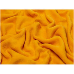 Minerva Sheepskin Cotton Fleece - per metre - Old Gold