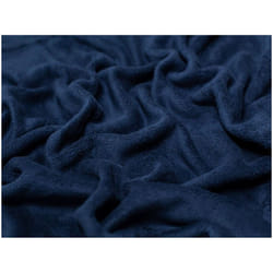 Minerva Sheepskin Cotton Fleece - per metre - Navy Blue