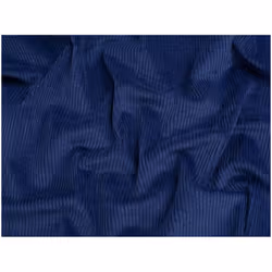 Minerva 7 Wale Stretch Woven Jumbo Cord - per metre - Marine
