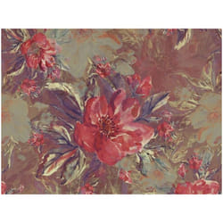 Minerva Loop Back French Terry Stretch Knit Fabric Rust - per metre