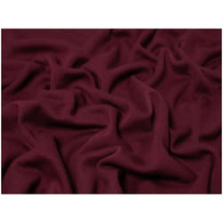 Minerva Heavy Fur Back Sweatshirt Stretch Knit - per metre - Dark Bordeaux