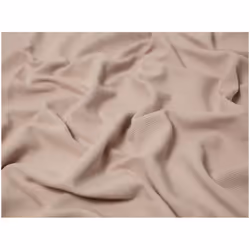 Minerva Cotton Waffle Textured Stretch Knit - per metre - Flax