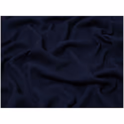 Minerva Cotton Waffle Textured Stretch Knit - per metre - Navy Blue
