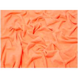 Minerva Melange Cotton Jersey Stretch Knit - per metre - Bright Salmon