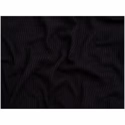 Minerva Waffle Textured Stretch Knit - per metre - Black