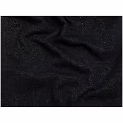 Minerva Lurex Tubular Rib Stretch Knit - per metre - Navy Blue & Gold