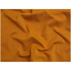 Minerva Lurex Tubular Rib Stretch Knit - per metre - Ochre & Gold