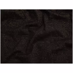 Minerva Lurex Tubular Rib Stretch Knit - per metre - Black & Gold