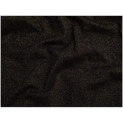 Minerva Lurex Tubular Rib Stretch Knit - per metre - Black & Gold