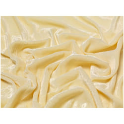 Minerva Triple Crown Velvet Fabric - per metre - Cream