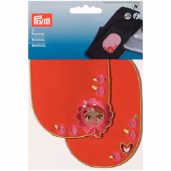 Prym Girls Roses Patches  Multicoloured - per pack of 2
