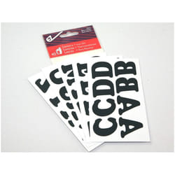 Vinyl Alphabet Letters  Navy Blue - per pack of 40