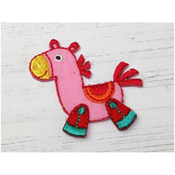 Patch Motif Horse  Multicoloured - each