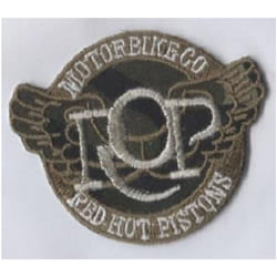 Motorbike Patch Motif  Beige - each