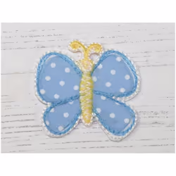 Patch Motif Butterfly Blue - each