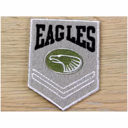 Patch Motif Eagles  Grey - each