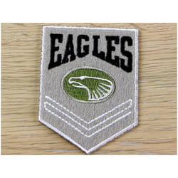 Patch Motif Eagles  Grey - each