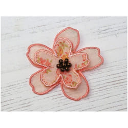 Patch Motif Flower  Pink - each