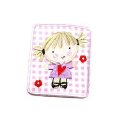 Patch Motif Girl  Lilac - each