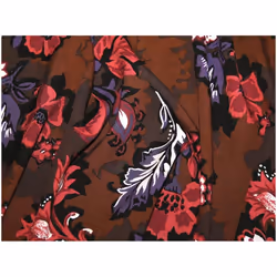 Minerva Viscose Challis Fabric Cocoa - per metre