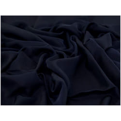 Minerva Nida Polyester Crepe - per metre - Navy Blue