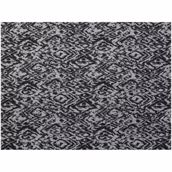 Minerva Stretch Woven Jacquard Fabric Black - per metre