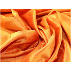 Minerva Reversible Dupion Fabric - per metre - Orange