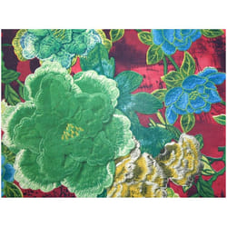 Minerva Polyester Georgette Fabric Wine - per metre