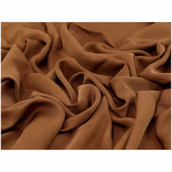 Minerva Nida Polyester Crepe - per metre - Mocha