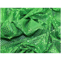 Minerva Sequin Stretch Knit Fabric - per metre - Emerald Green