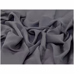Minerva Nida Polyester Crepe - per metre - Grey