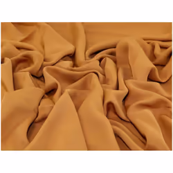 Minerva Nida Polyester Crepe - per metre - Camel