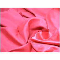 Minerva Satin Back Dupion Fabric - per metre - Cerise Pink