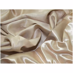 Minerva Satin Back Dupion Fabric - per metre - Beige