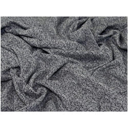 Minerva Viscose Challis Fabric - per metre - Black